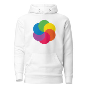 Semilla de la Vida Colores | Sudadera con capucha unisex
